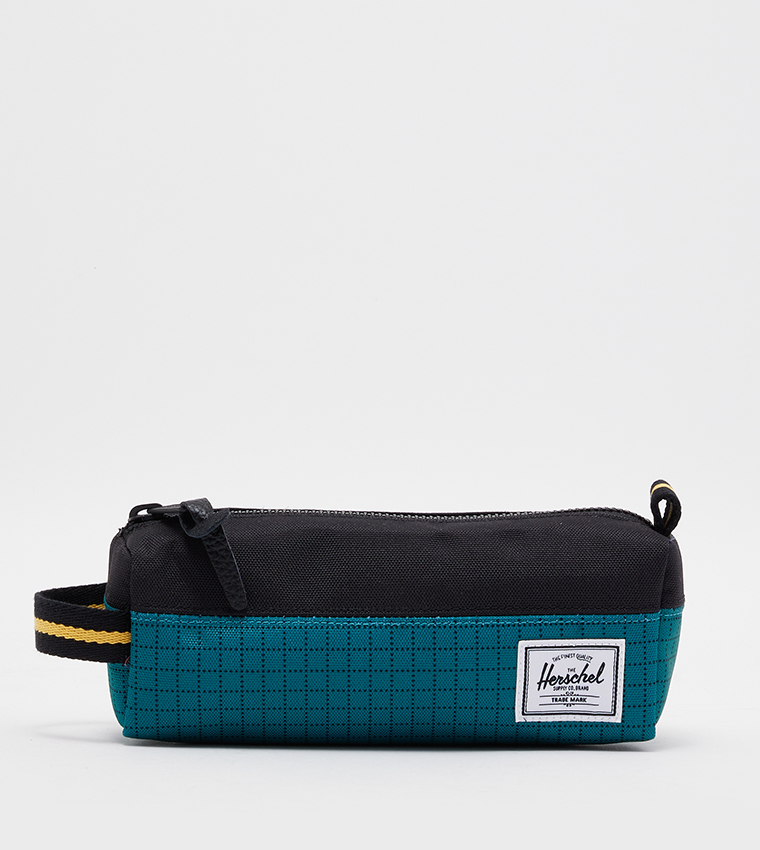 Buy Herschel Settlement Patterned Pencil Case In Teal 6thStreet UAE