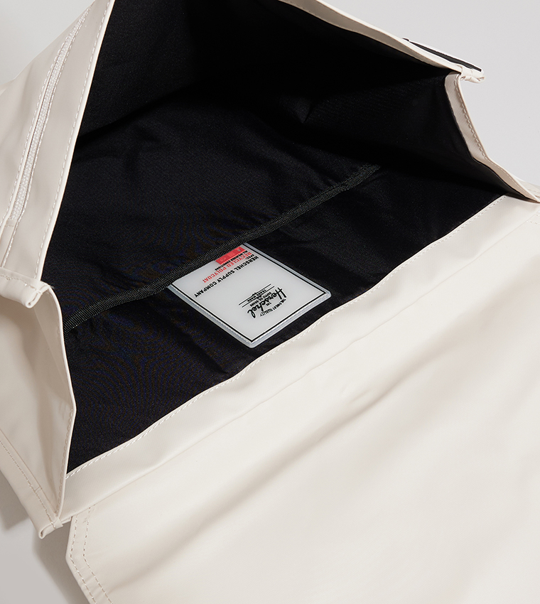 City Logo Badge Flap Backpack