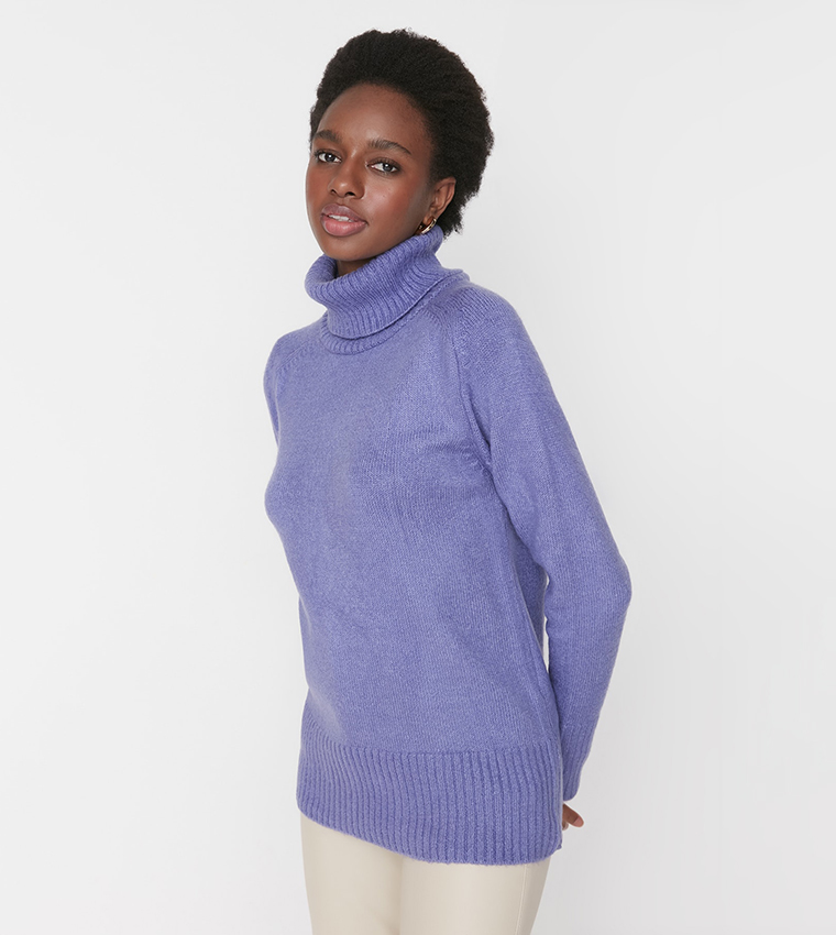 Lilac turtleneck best sale