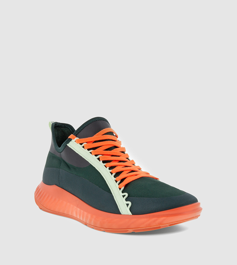 ecco orange sneakers