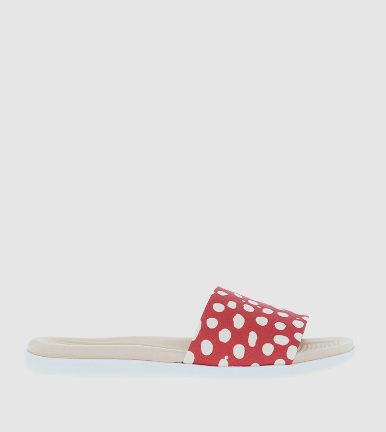 Alvea Printed Open-Toe Slides