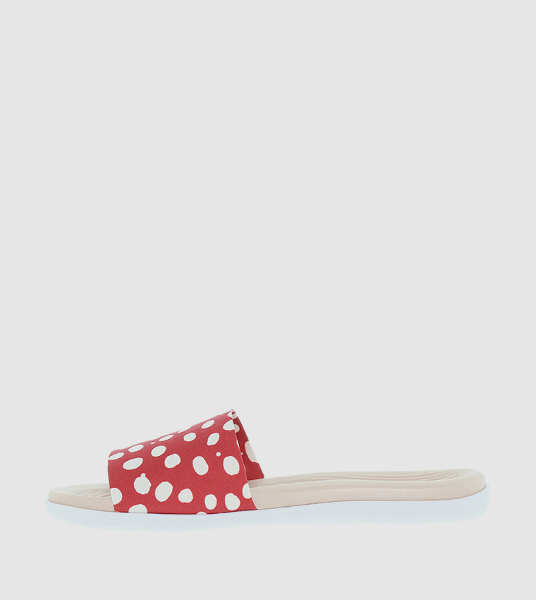 Alvea Printed Open-Toe Slides