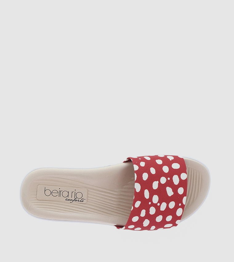 Alvea Printed Open-Toe Slides