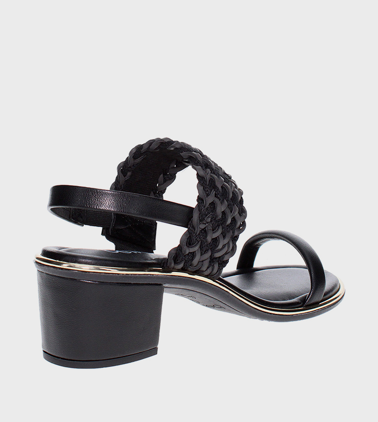 DEW Slingback Block Heel Sandals