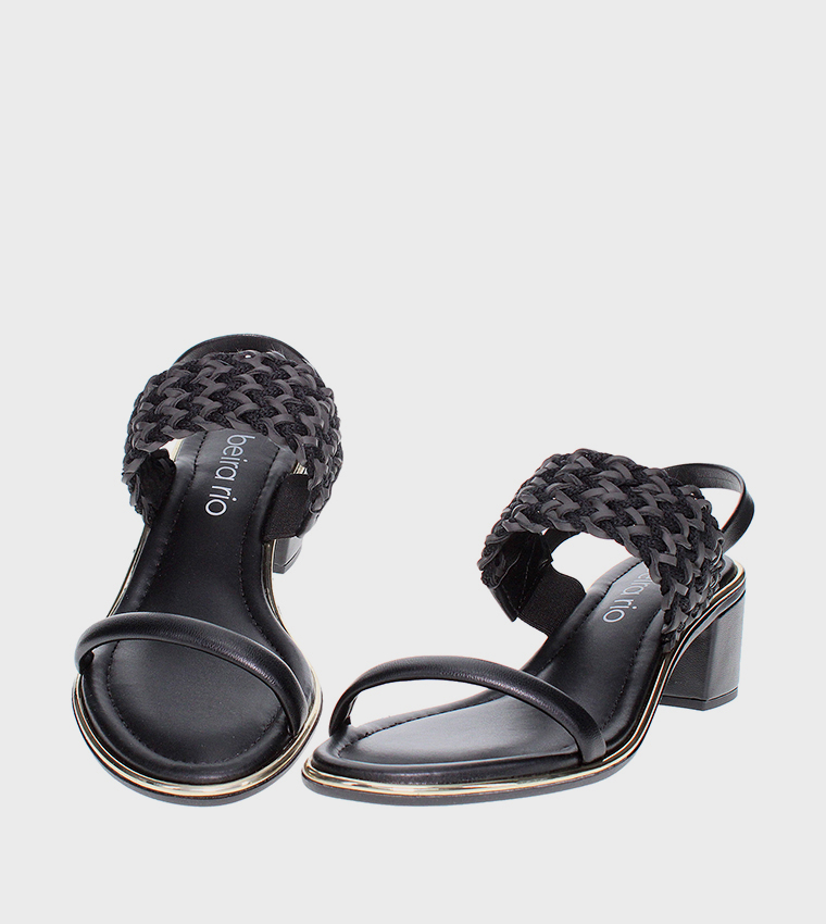 DEW Slingback Block Heel Sandals