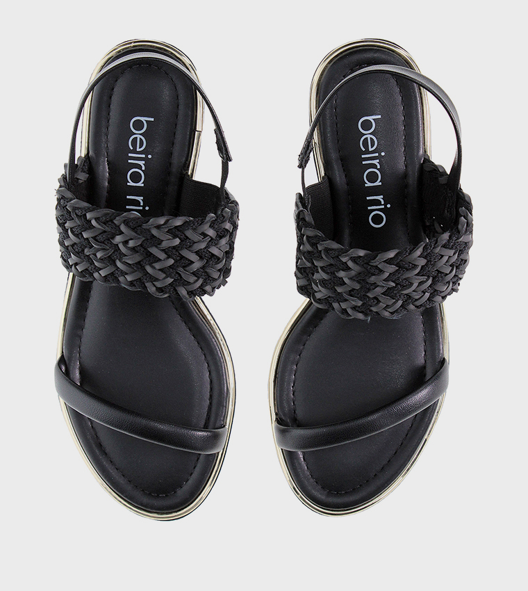 DEW Slingback Block Heel Sandals