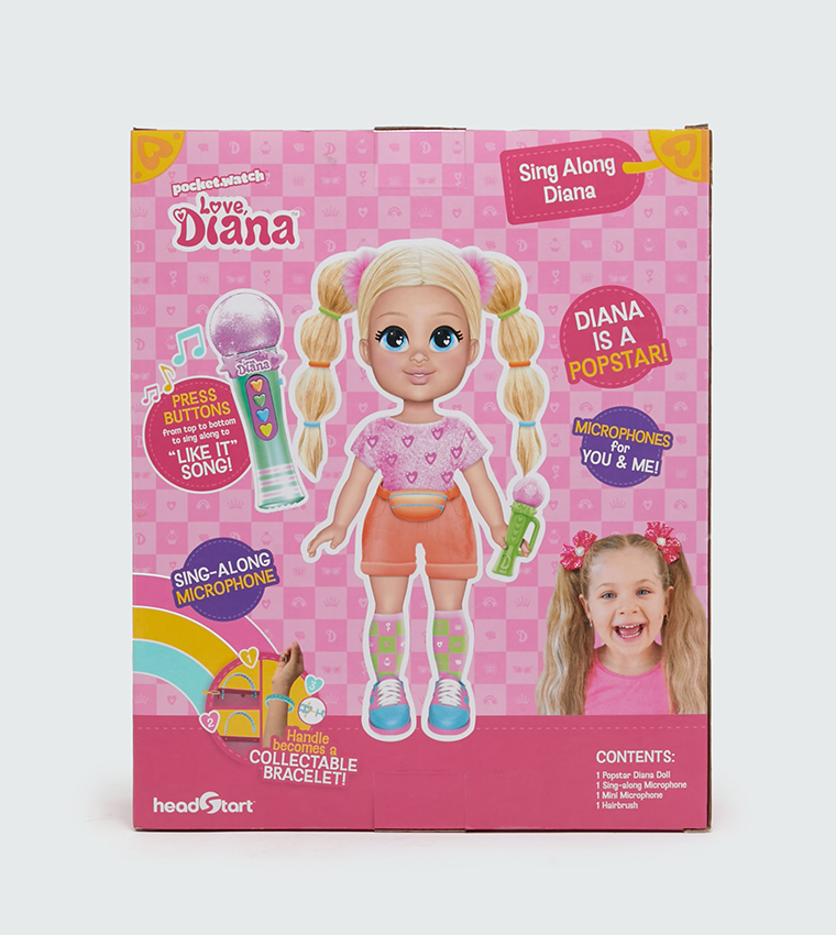 Love Diana Sing Along Like It 13 B/O Doll