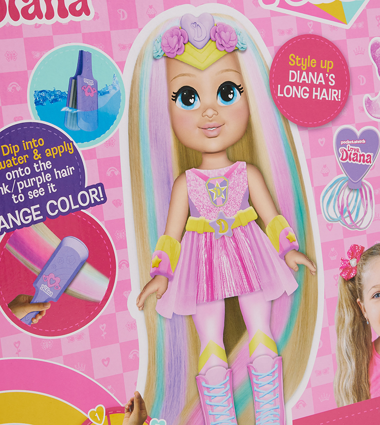 Buy LOVE DIANA @ R&B Kids Love Hair Power S2 Diana Doll, 13 In Multiple  Colors