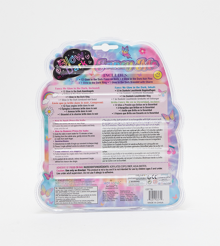 Hot Focu Fancy Me Press On Nail Beauty Set
