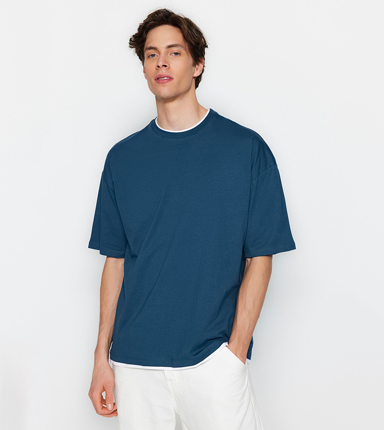 Oversized crew 2024 neck t shirt