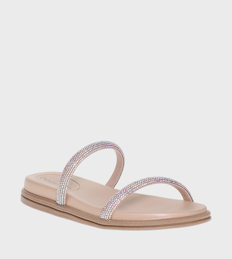 DIEM Embellished Flat Sandals