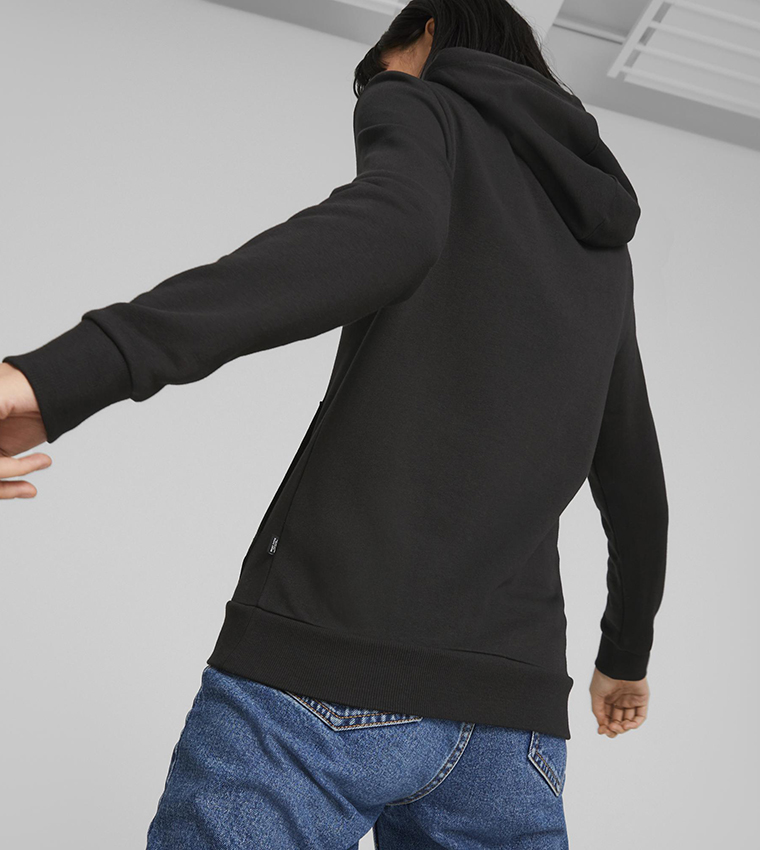 Ess+ Metallic Logo Long Sleeves Hoodie