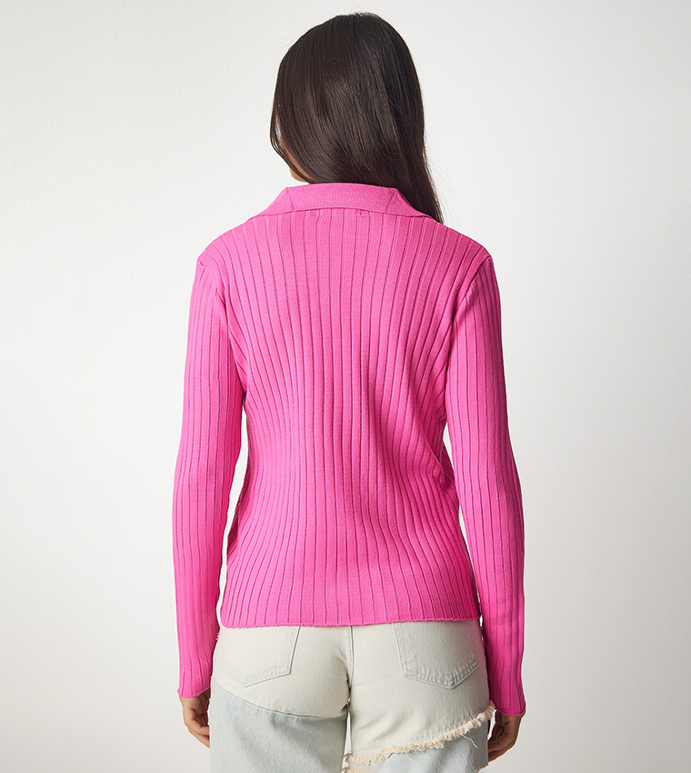 Knitted Collared Sweater