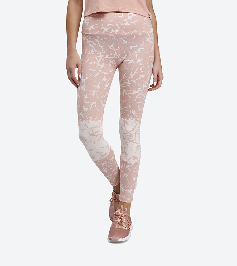 Buy Puma Fusion Printed Legging Peach 85013131 In Pink 6thStreet UAE