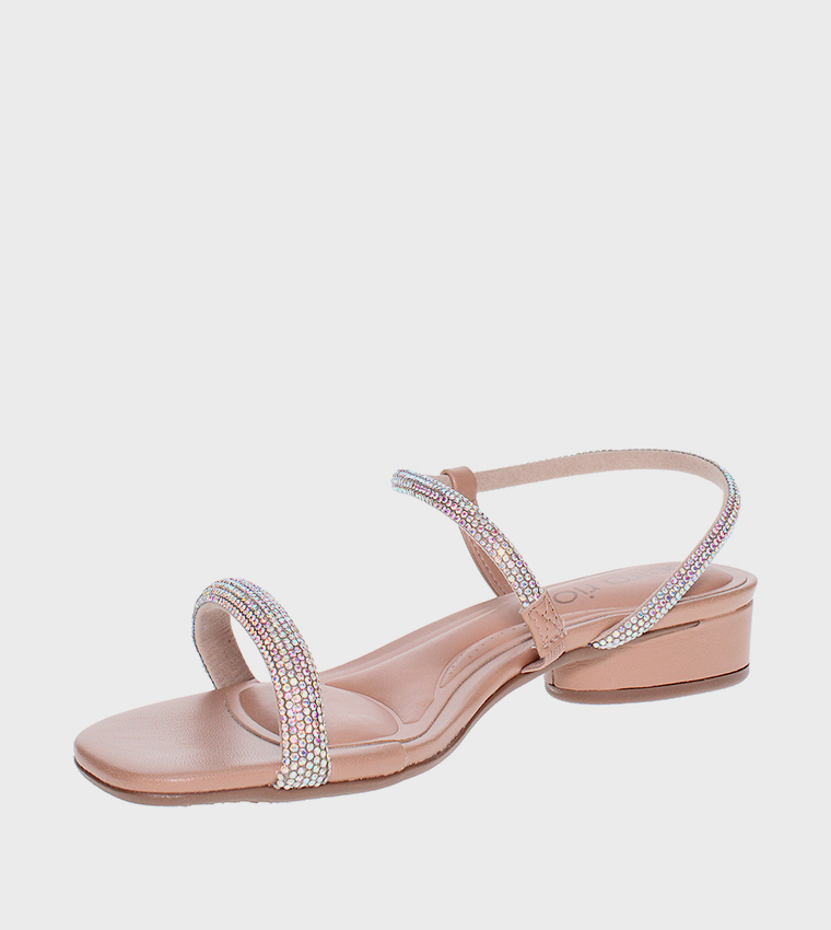 UZURI Embellished Heeled Sandals