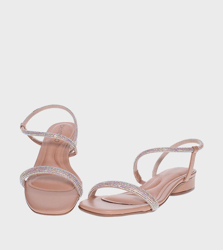 UZURI Embellished Heeled Sandals
