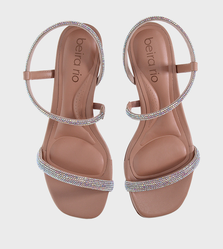 UZURI Embellished Heeled Sandals