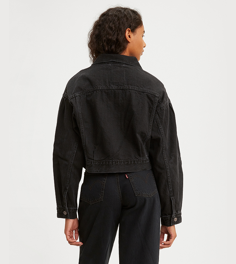 Buy Levi's Pleated Sleeve Trucker Jacket In Blue | 6thStreet UAE