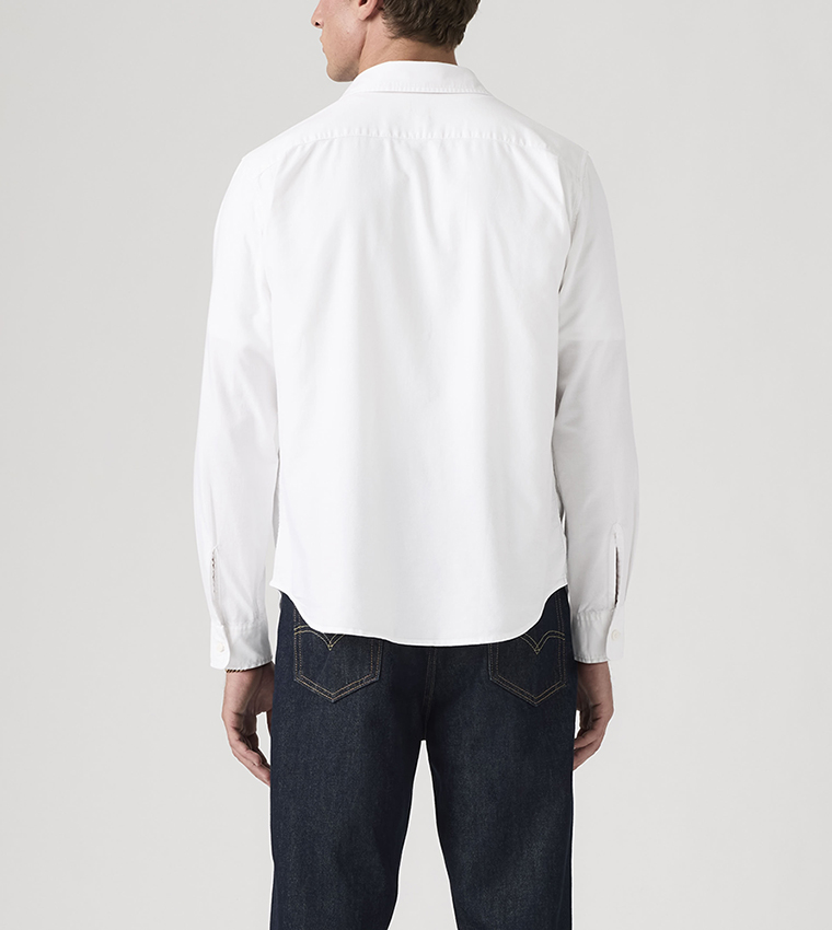 Solid Pocket Detail Shirt