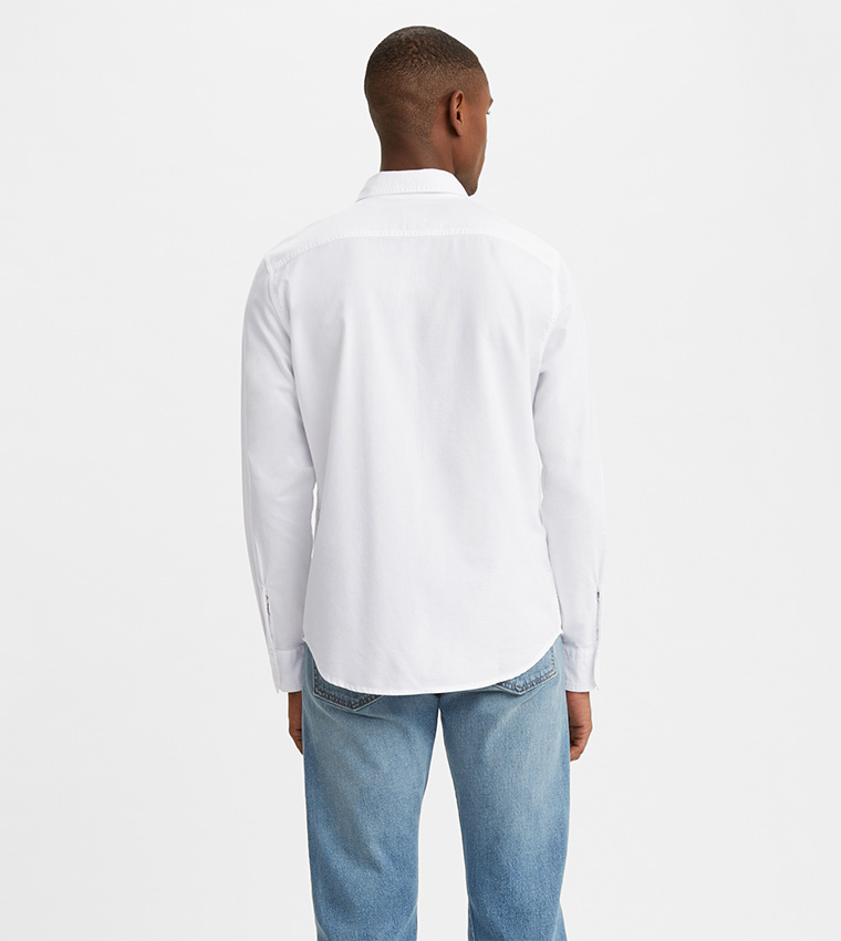 Solid Pocket Detail Shirt