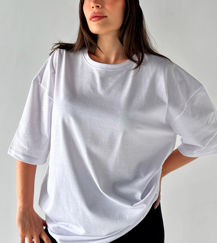 Solid Oversized T-Shirt
