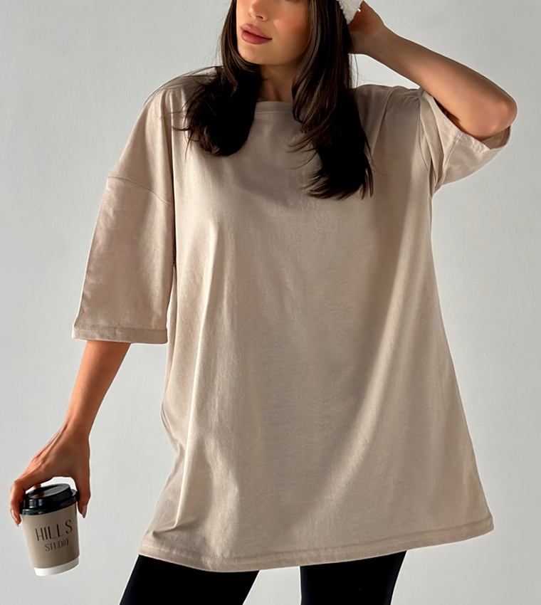 Solid Oversized T-Shirt