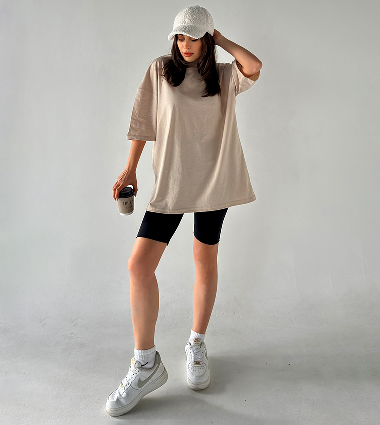 Solid Oversized T-Shirt