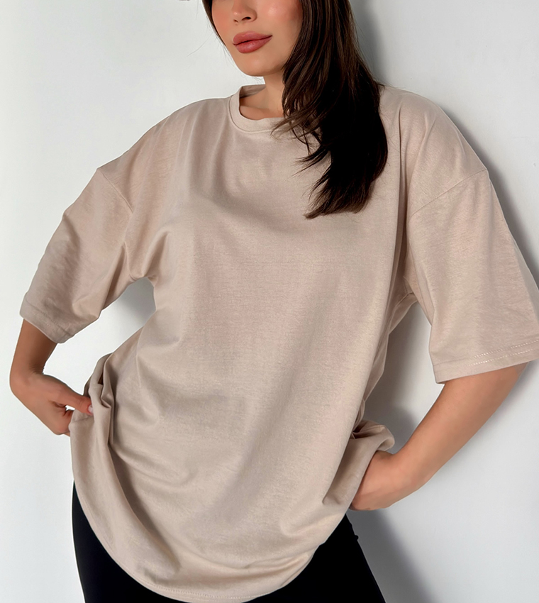 Solid Oversized T-Shirt