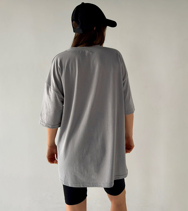 Solid Oversized T-Shirt