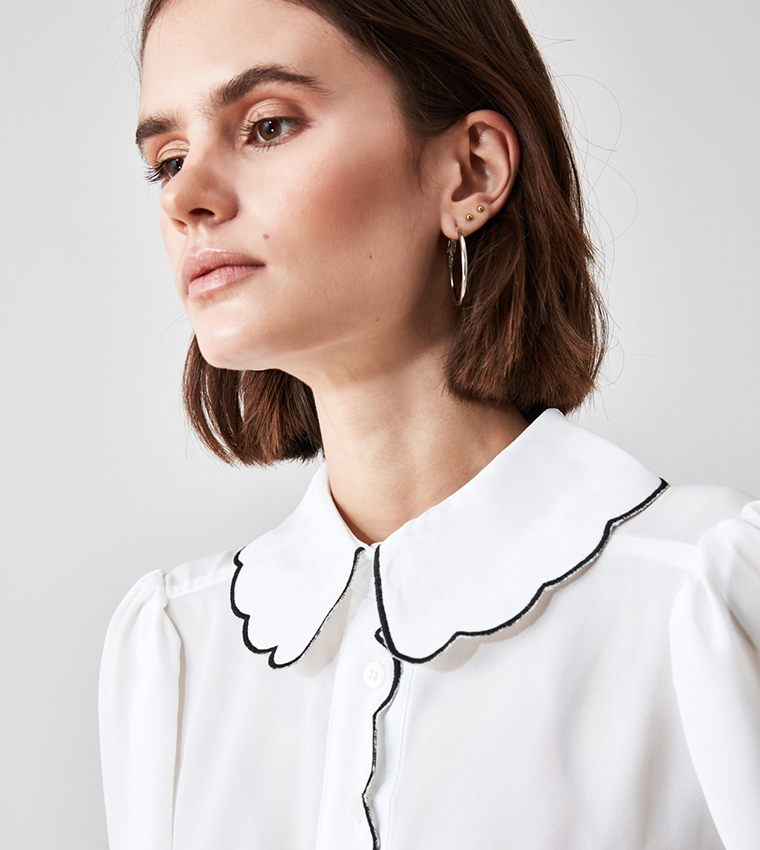 Collar Detailed Shirt