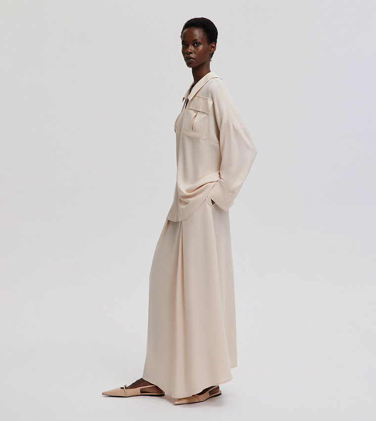 Pocket Detail Long Sleeves Co-Ord Set