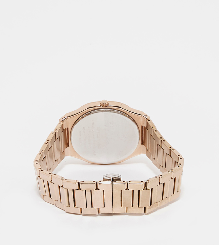 Stainless Steel Analog Watch