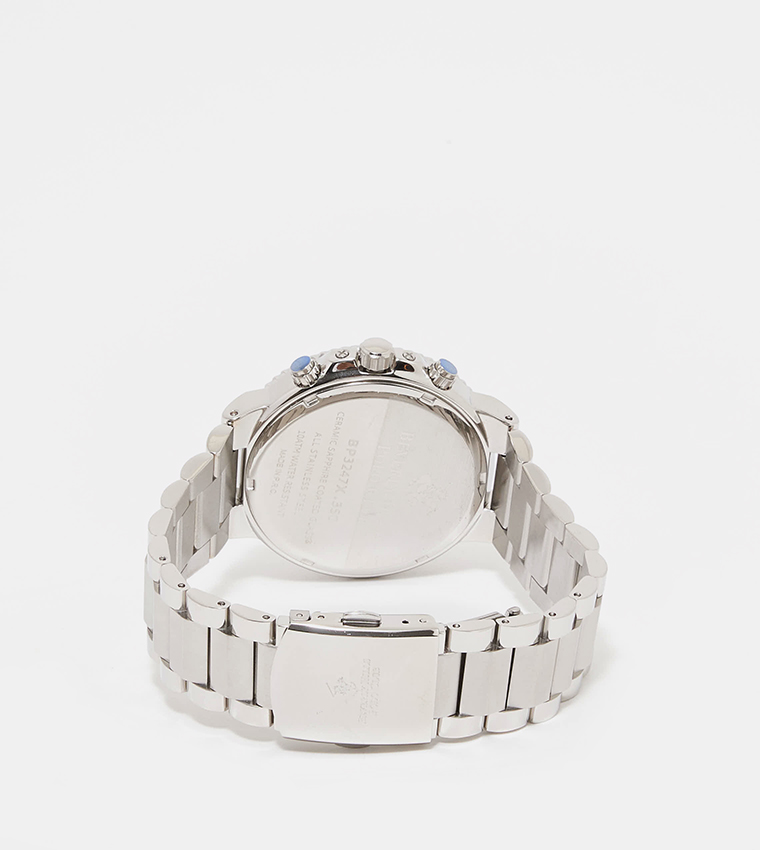 Stainless Steel Analog Watch