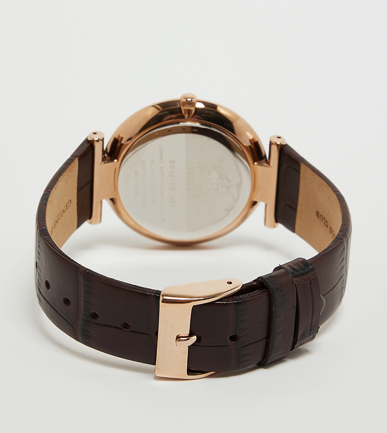 Round Dial Analog Watch