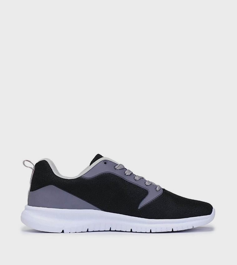 Buy Hummel Color Block Lace Up Running Shoes In Black | 6thStreet Saudi ...