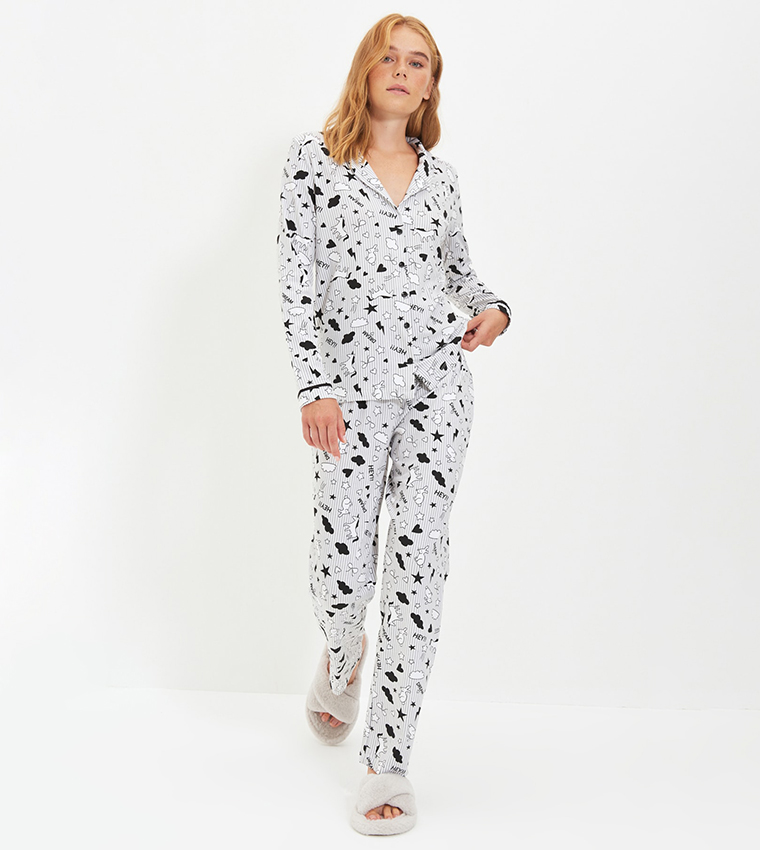 Printed Night Suit