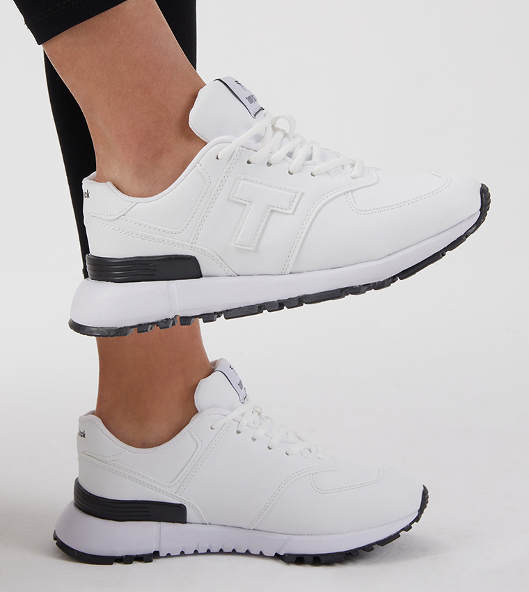Non-Slip Sole Lace-Up Sneakers