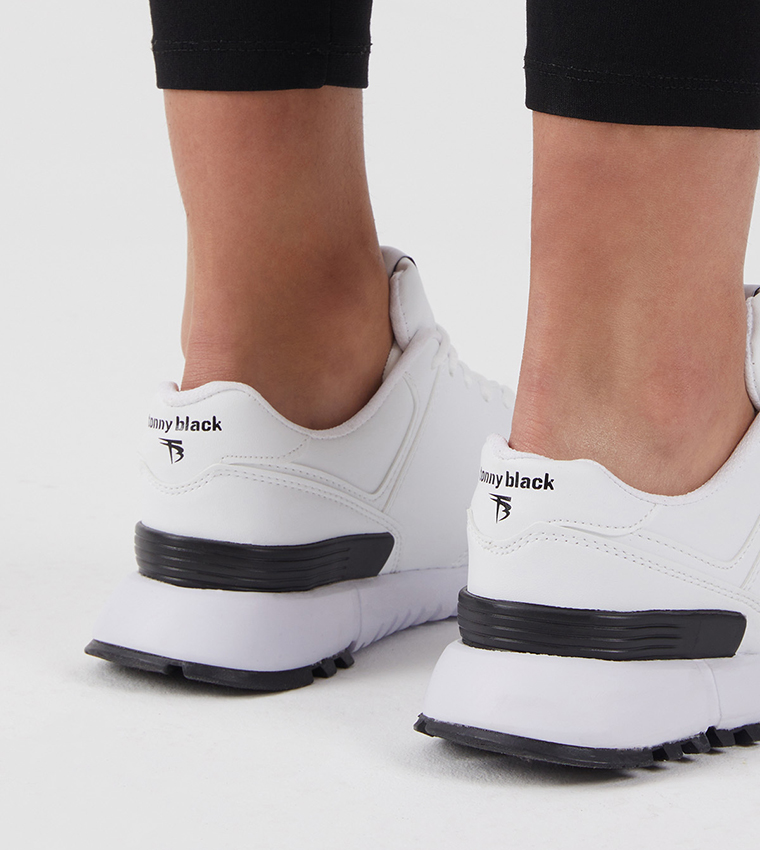 Non-Slip Sole Lace-Up Sneakers