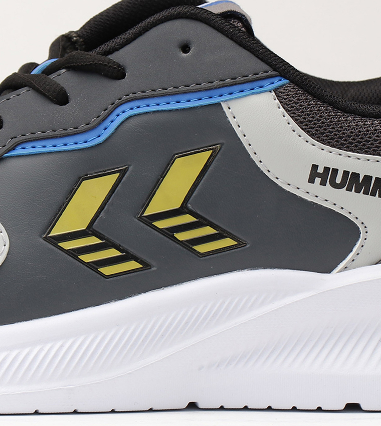 Color Block Lace Up Training Shoes