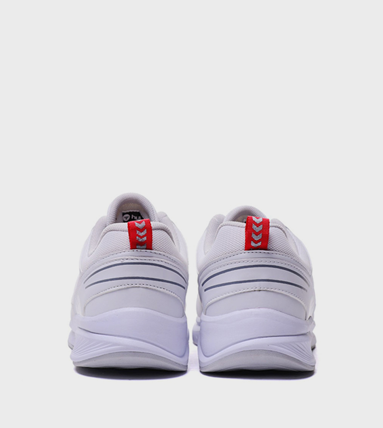 Mesh Detail Lace-up Running Shoes