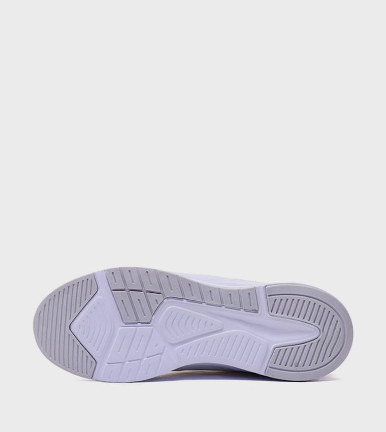Mesh Detail Lace-up Running Shoes