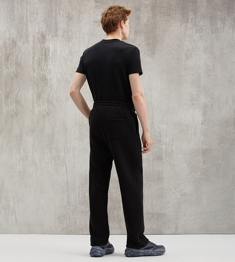 Printed Drawstring Waist Sweatpants