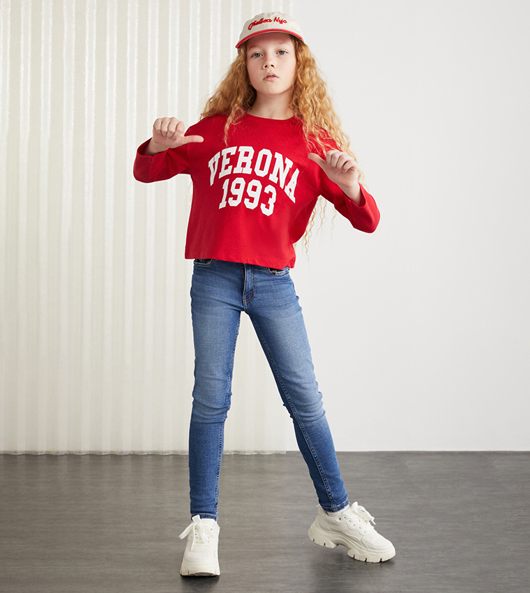 Printed Long Sleeves T-Shirt