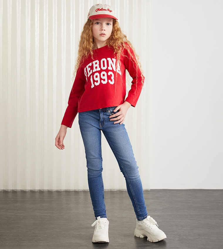 Printed Long Sleeves T-Shirt
