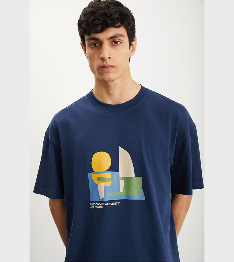 Printed Crew Neck T-Shirt