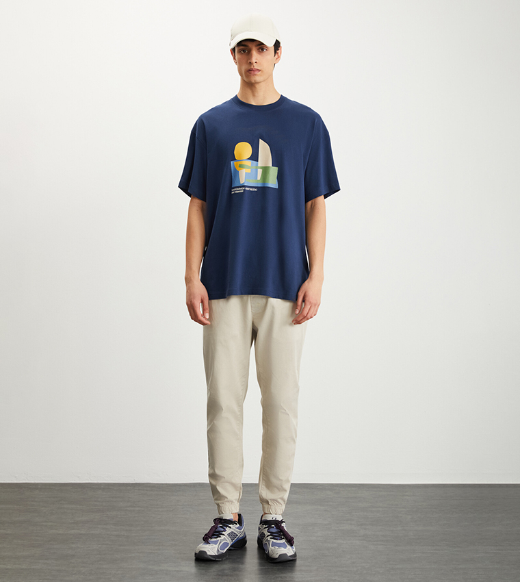 Printed Crew Neck T-Shirt