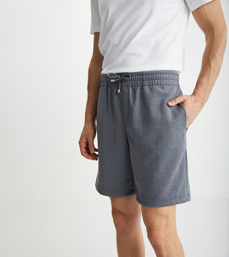 Drawstring Waist Shorts
