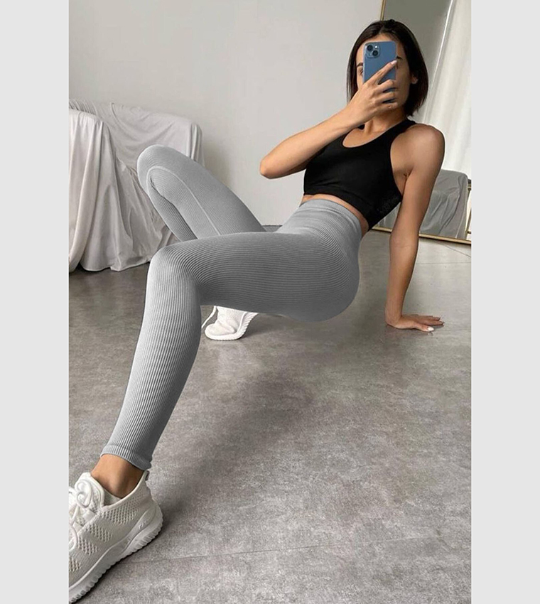 Grey corduroy leggings best sale