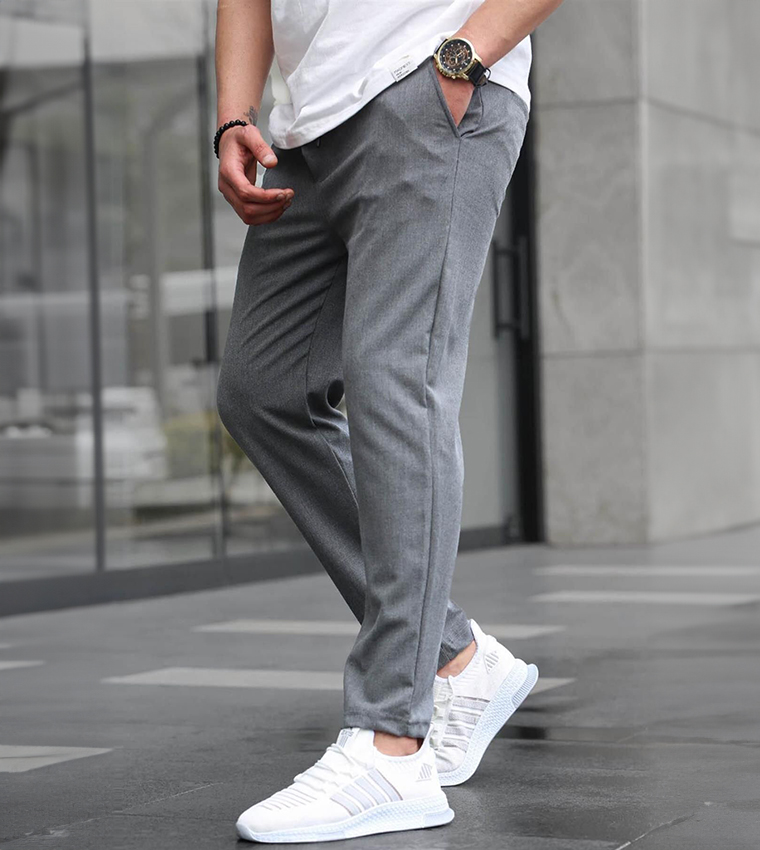 Drawstring Waist Trousers