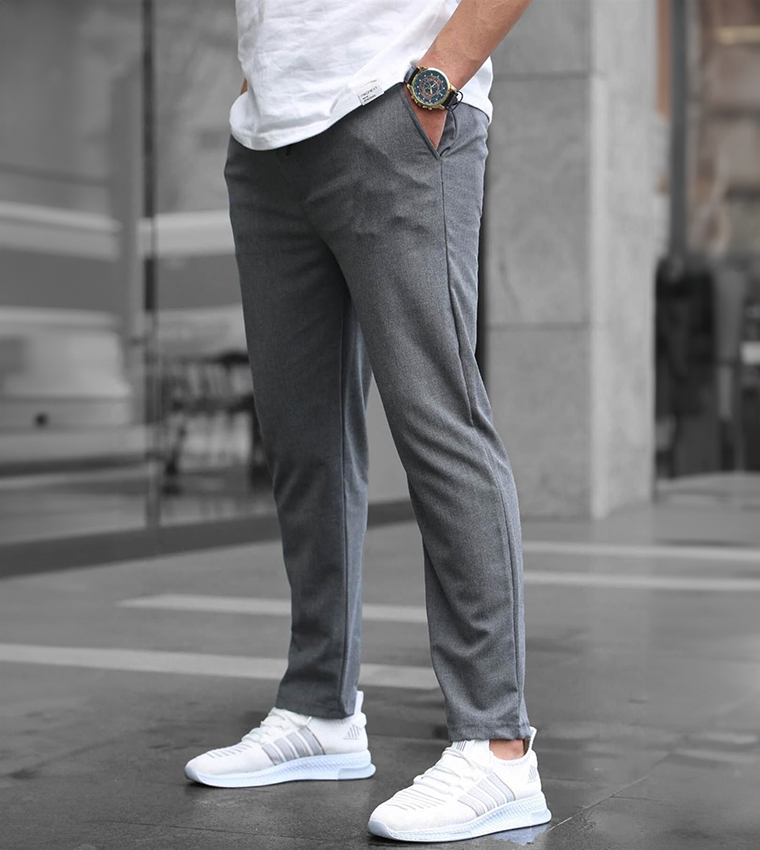 Drawstring Waist Trousers